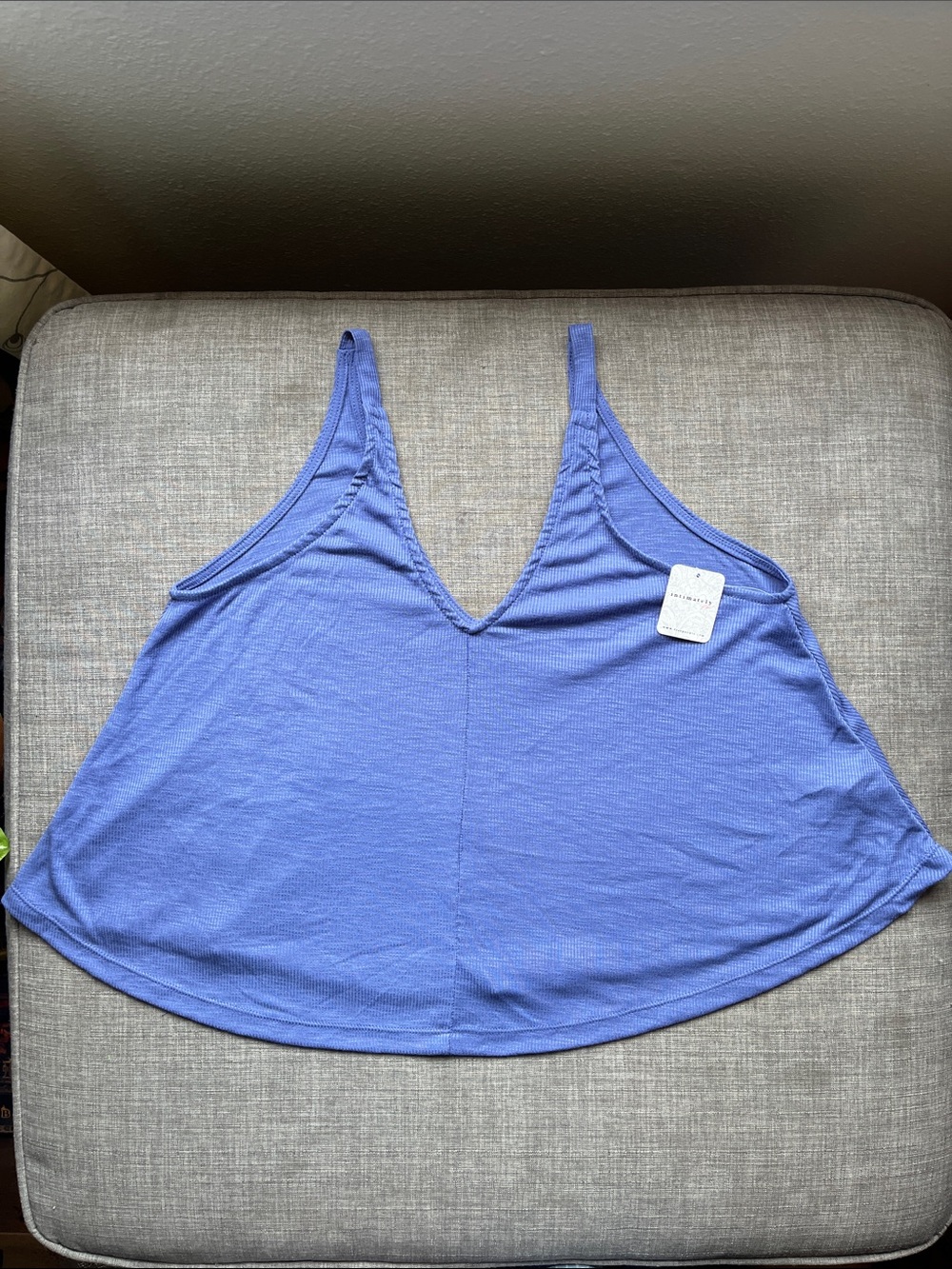 Intimately Free People Periwinkle Loose and Soft Knit Tank Top XS